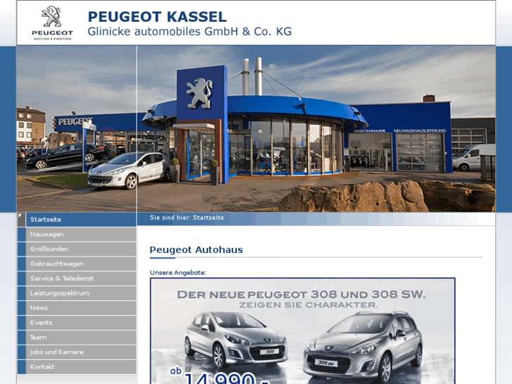 www.glinicke-peugeot.de