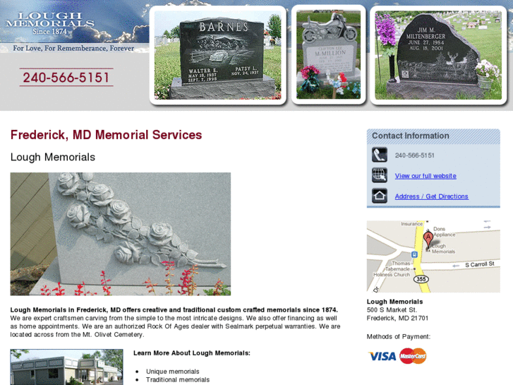 www.memorialandmonumentsfrederickmd.com