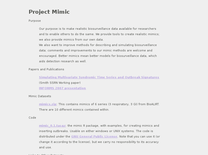 www.projectmimic.com