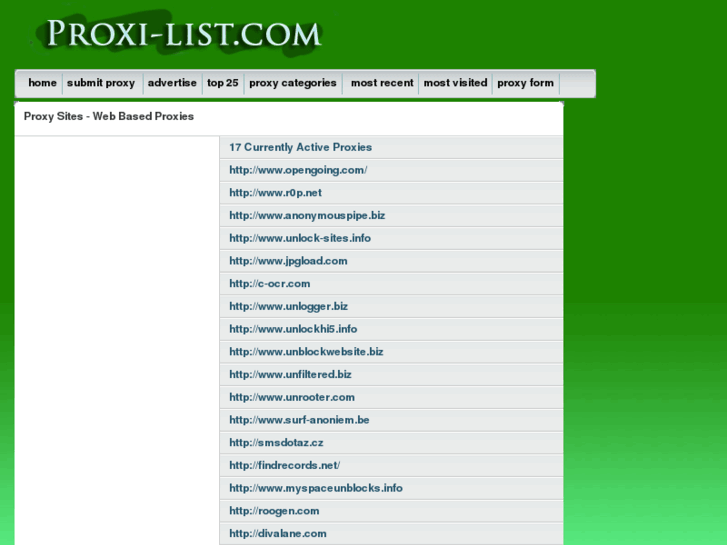 www.proxi-list.com