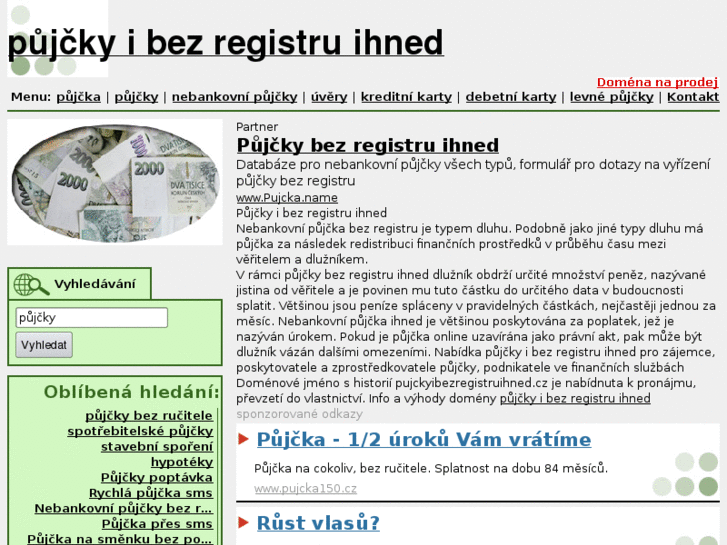 www.pujckyibezregistruihned.cz