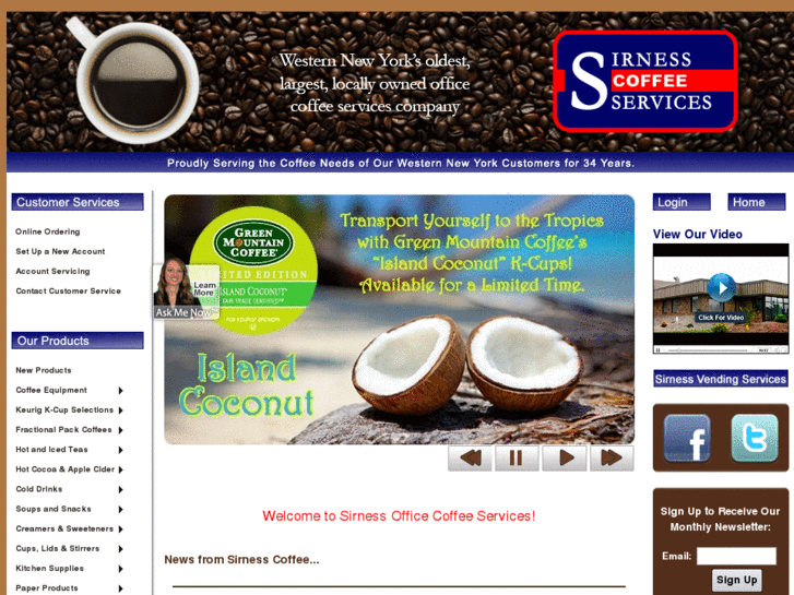 www.sirnesscoffee.com