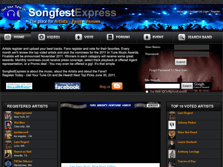 www.songfestexpress.com