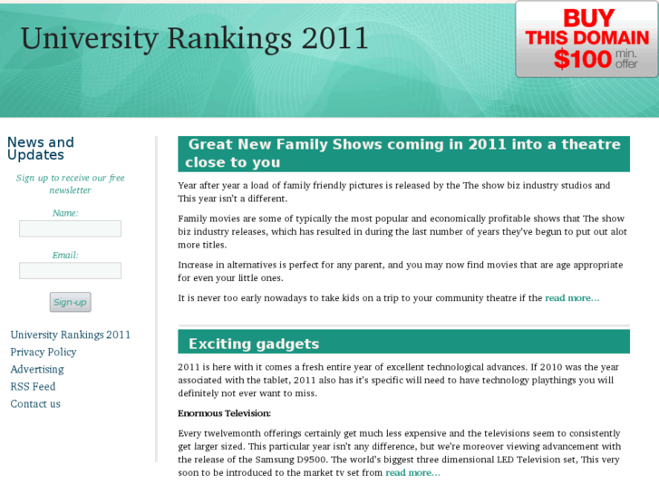 www.universityrankings2011.com