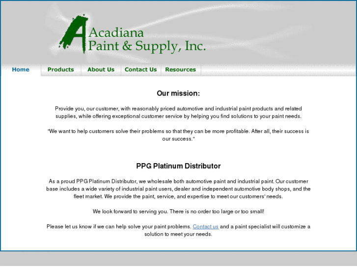 www.acadianapaintsupply.com