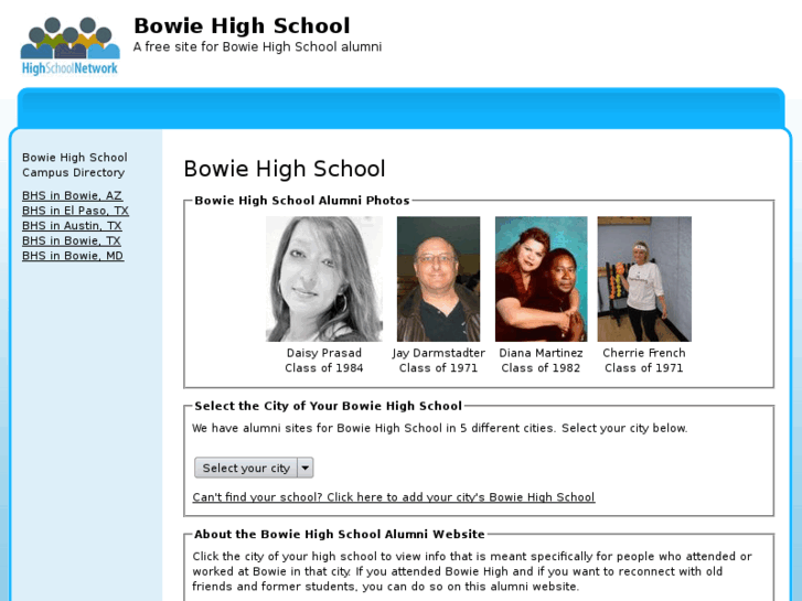 www.bowiehighschoolalumni.com