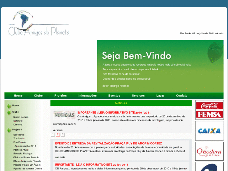 www.clubeamigosdoplaneta.org.br