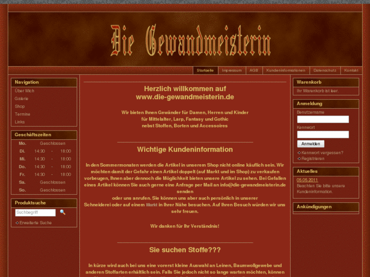 www.die-gewandmeisterin.biz