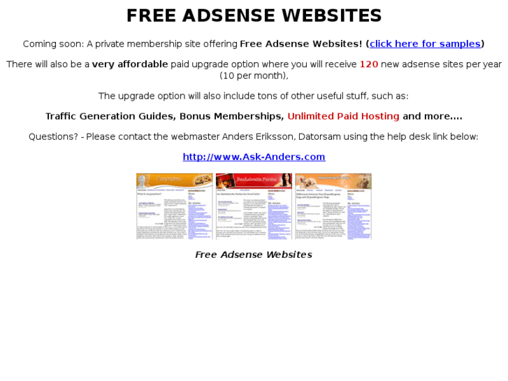 www.freeadsensewebsites.com