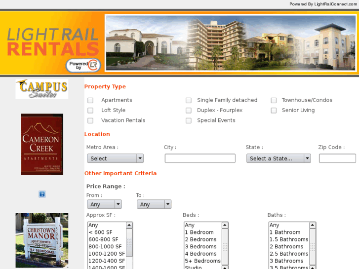 www.lightrailrentals.com