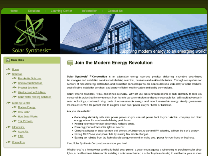 www.solarsynthesis.net