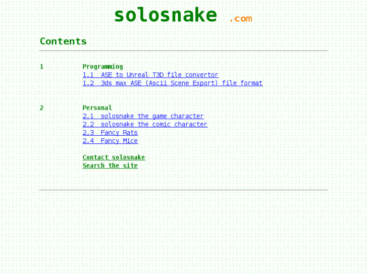 www.solosnake.com