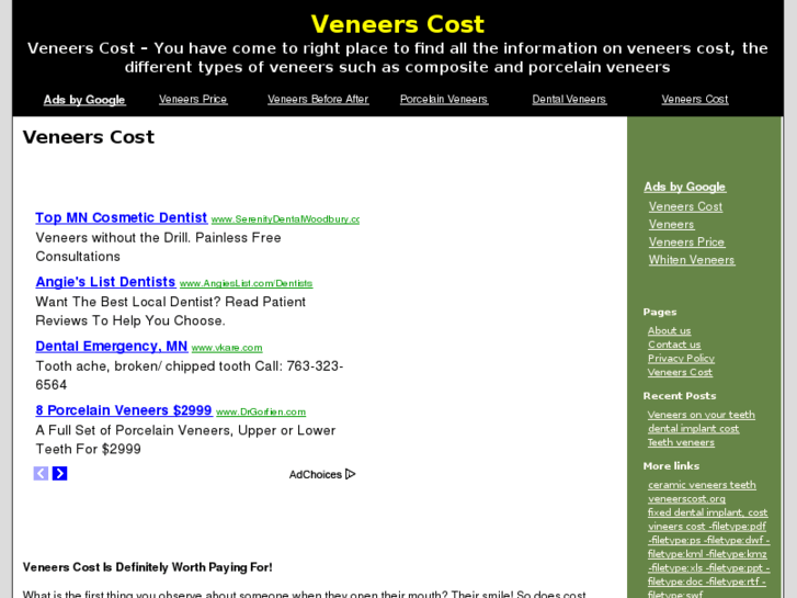 www.veneerscost.org