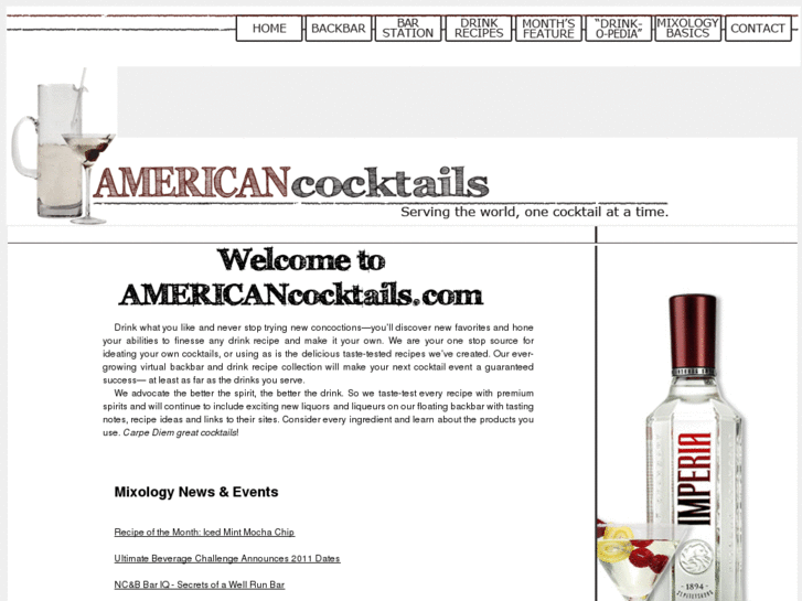 www.americancocktails.com