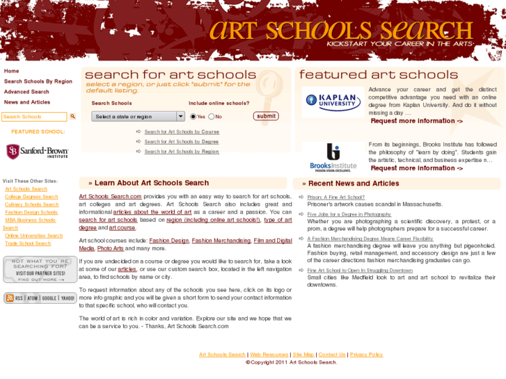 www.art-schools-search.com