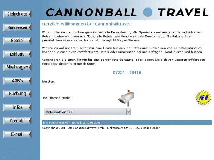 www.cannonballtravel.com