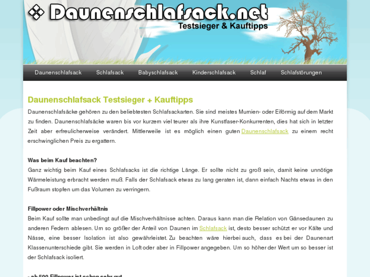 www.daunenschlafsack.net