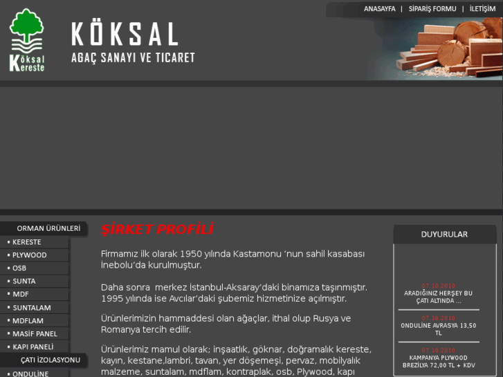 www.koksalkereste.net