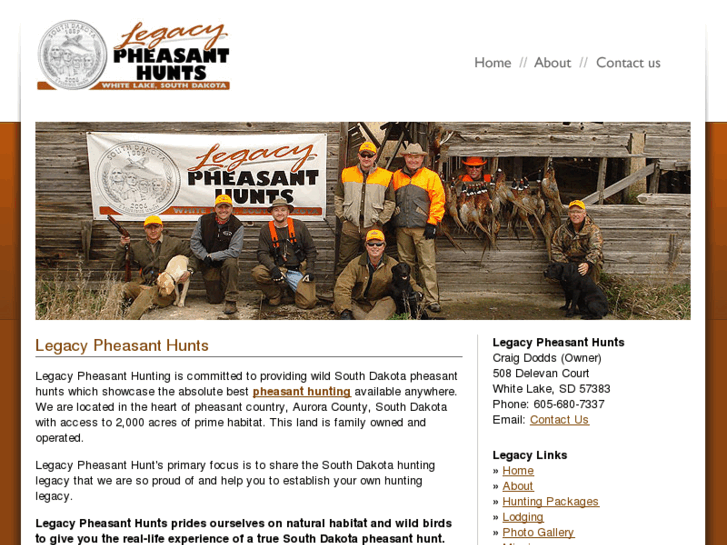 www.legacypheasanthunts.com