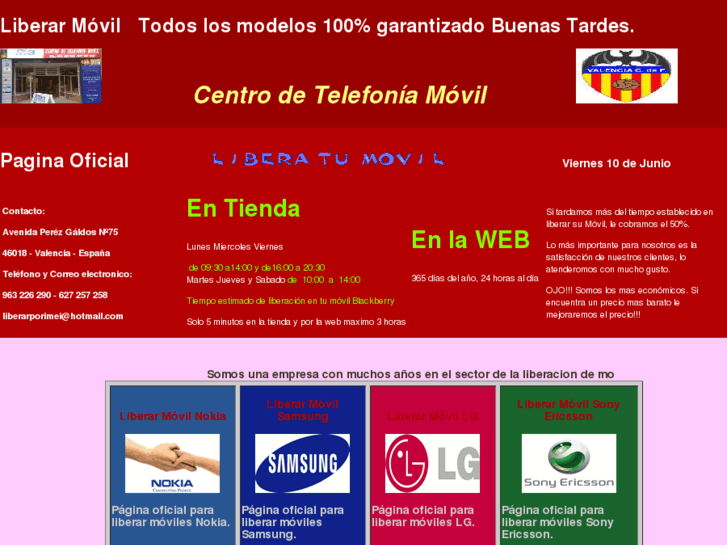 www.liberacion-liberar-movil-nokia-lg-samsung-alcatel-htc-motorola.es