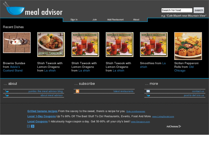 www.mealadvisor.us