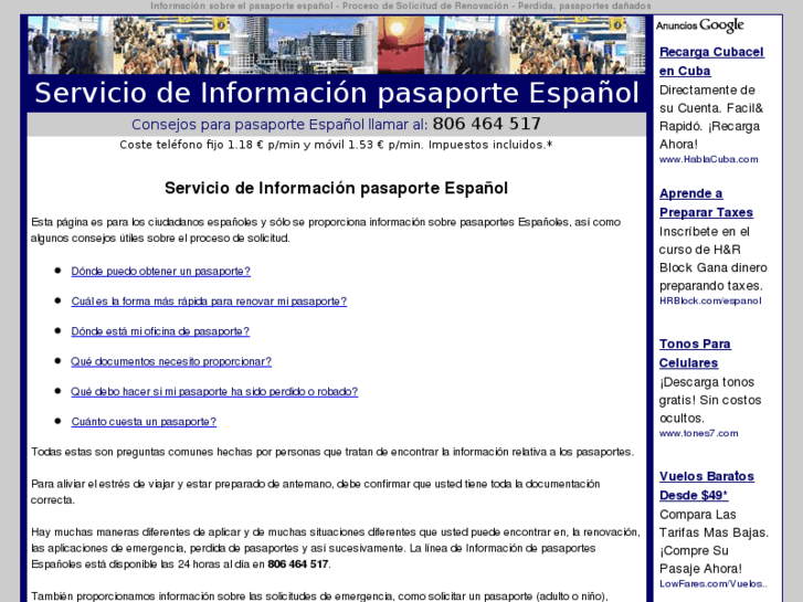 www.pasaporteespanol.com