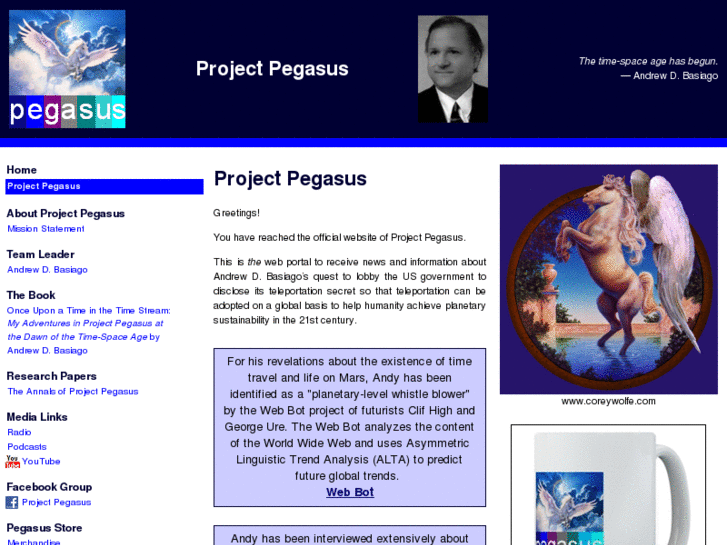 www.projectpegasus.net