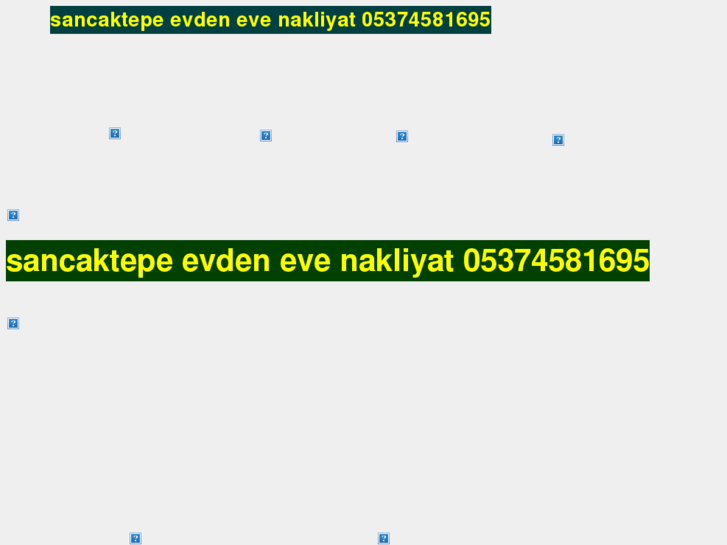 www.sancaktepeevdenevenakliyat.net