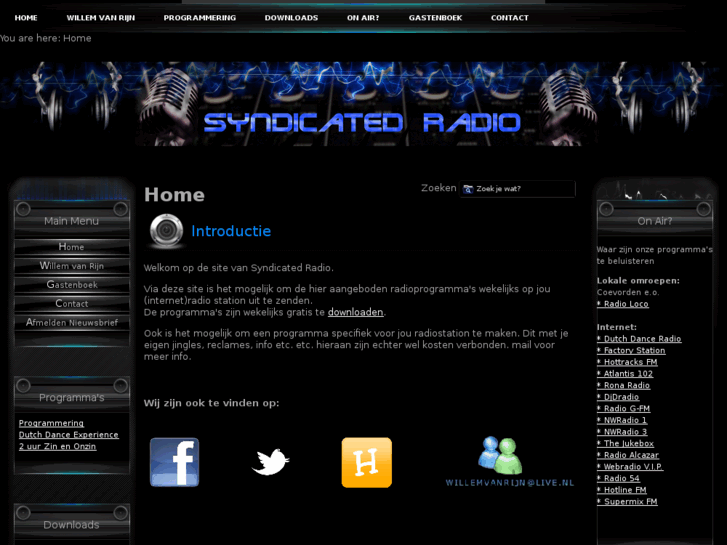 www.syndicatedradio.nl