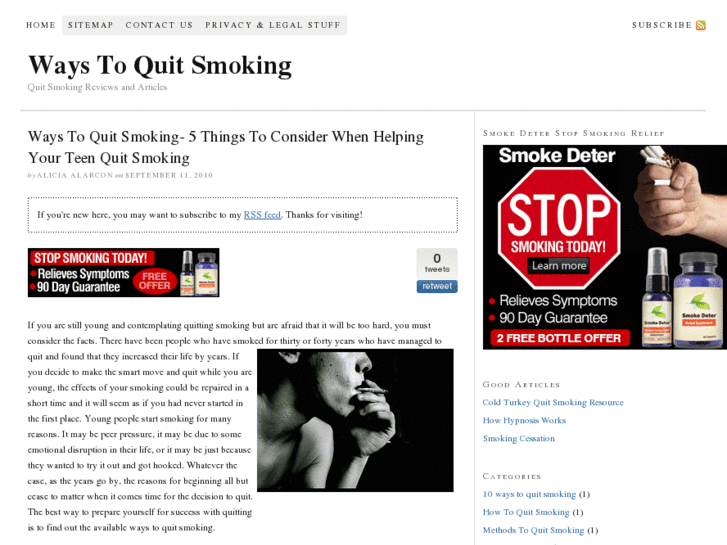 www.waystoquitsmoking911.org