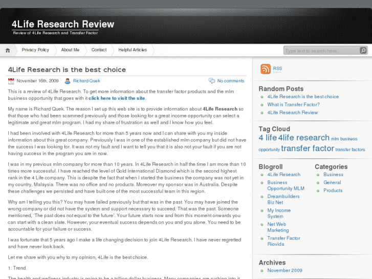 www.4liferesearchreview.com