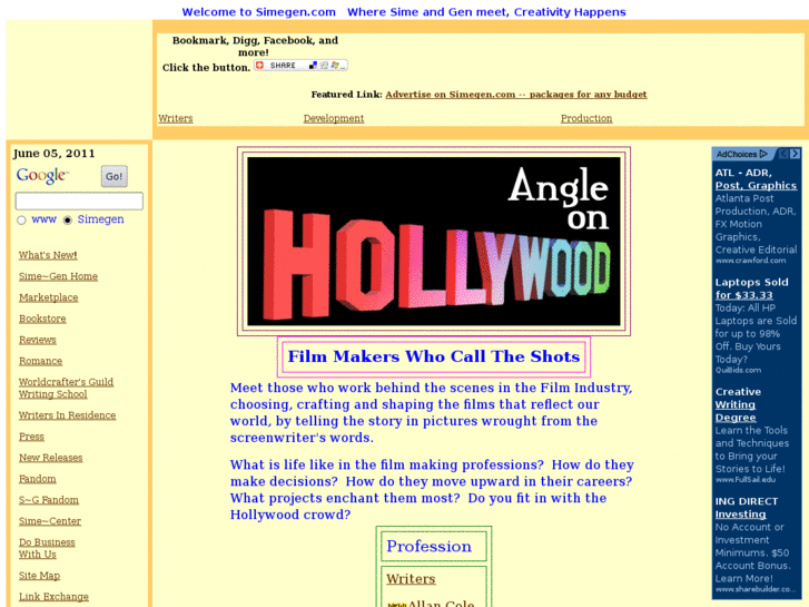 www.angleonhollywood.com