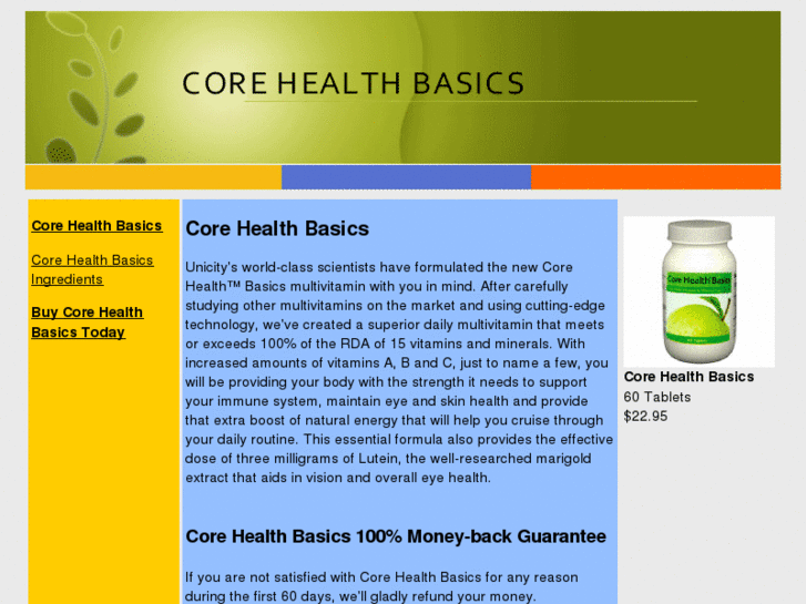 www.corehealthbasics.com