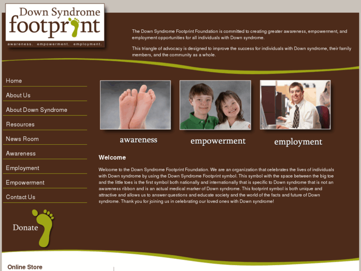 www.downsyndromefootprint.org