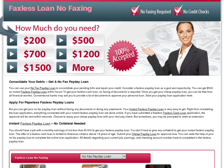 www.faxlessloan.org