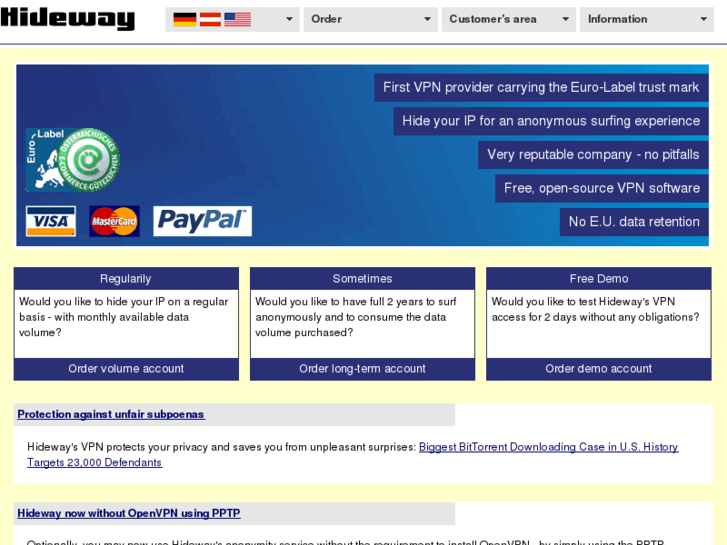 www.hideway.eu