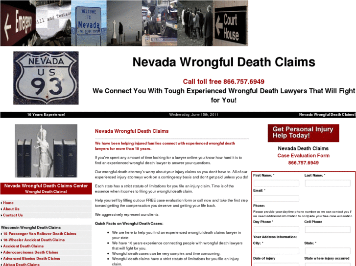 www.nevadawrongfuldeathclaims.com