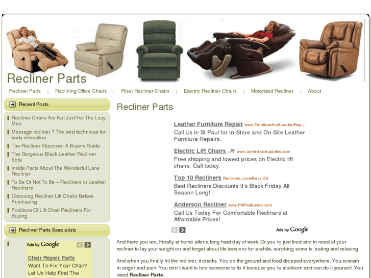 www.reclinerparts.org