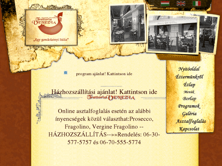 www.trattoriavenezia.hu