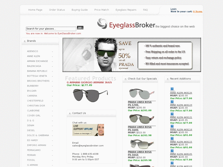 www.eyeglassbroker.com