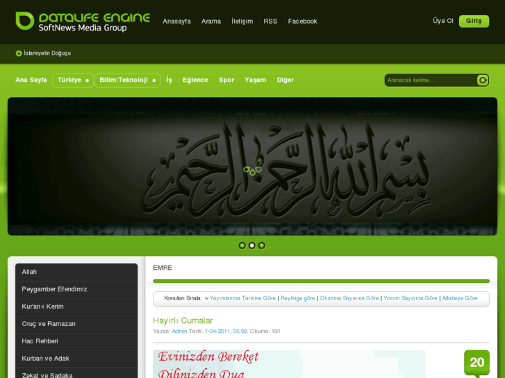 www.islamiyetindogusu.com