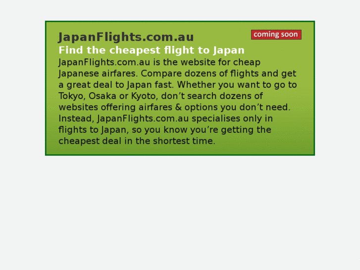 www.japanflights.com.au