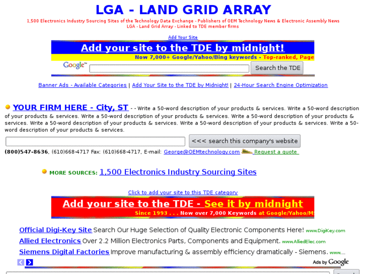 www.lga-landgridarray.com