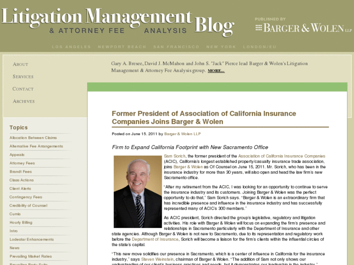 www.litigationmanagementblog.com