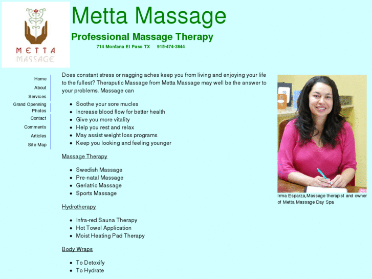 www.mettamassagedayspa.com