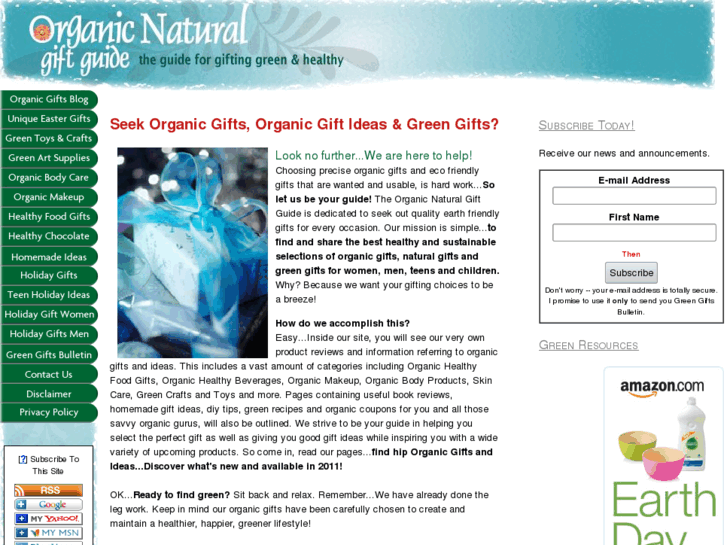 www.organicnaturalgiftguide.com