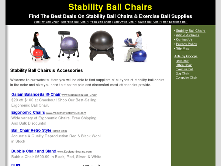 www.stabilityballchair.com