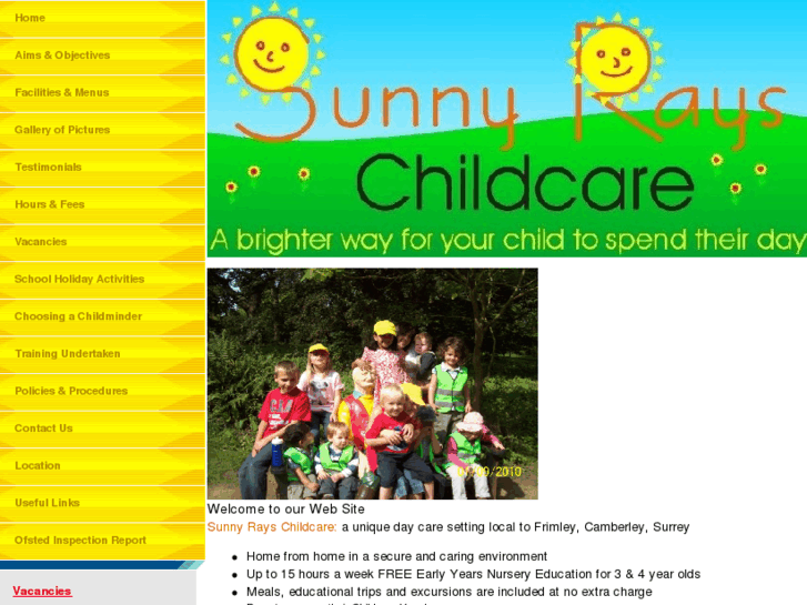 www.sunnyrayschildcare.co.uk