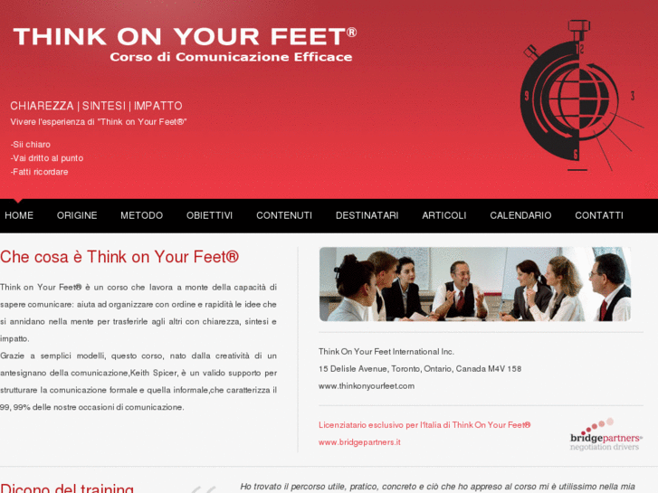 www.thinkonyourfeet.it