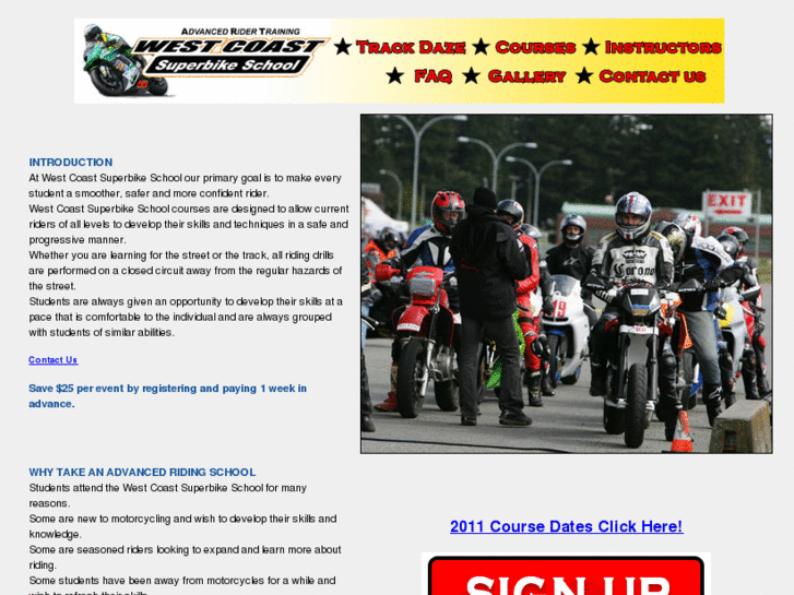 www.westcoastsuperbikeschool.com